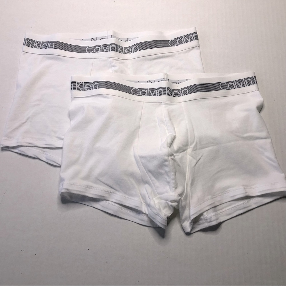 Calvin Klein Cotton Stretch Cooling Trunks - 2 Pairs